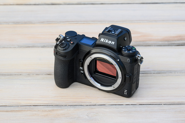 Nikon Z 6II mirrorless camera with the lens removed, showing its full-frame sensor