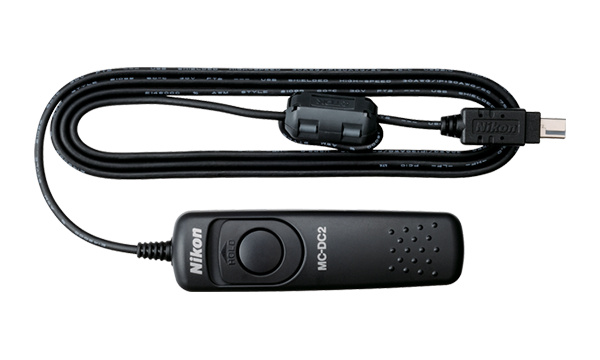 Nikon wired remote release with a single shutter button