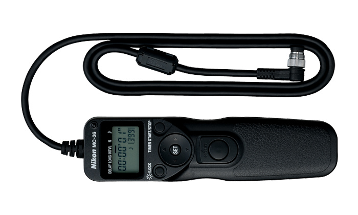 Nikon programmable wired remote with an LCD timer display