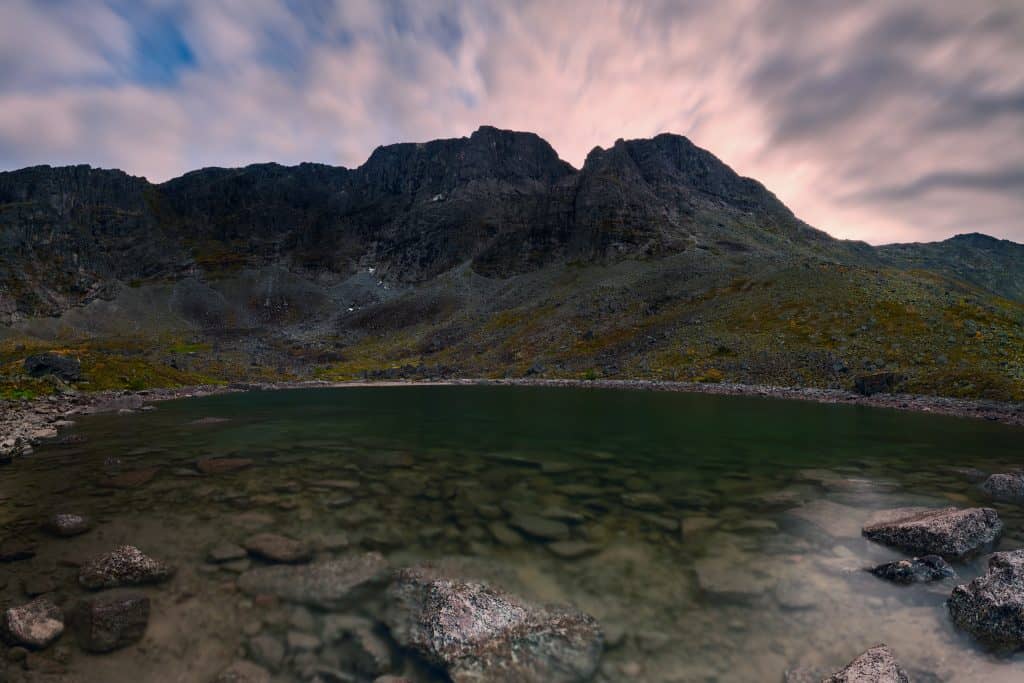 Landscape with polarizing filter